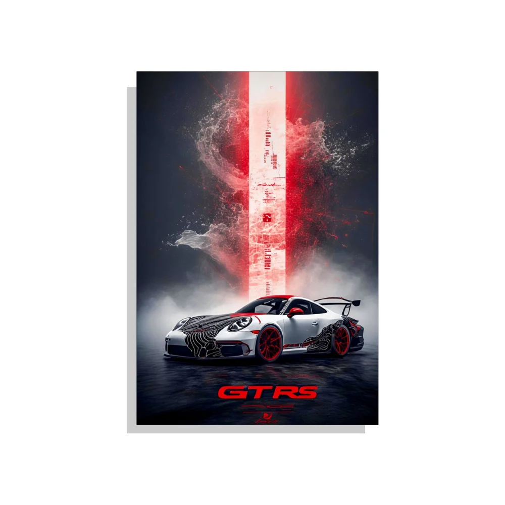 Djane Studio Car Acrylic Wall Frame | Luxury Car Wall Frame for Living Room, Bedroom, Office & Gaming Room | Modern Home Décor | Pack of 1 | Size 15x10 Inch